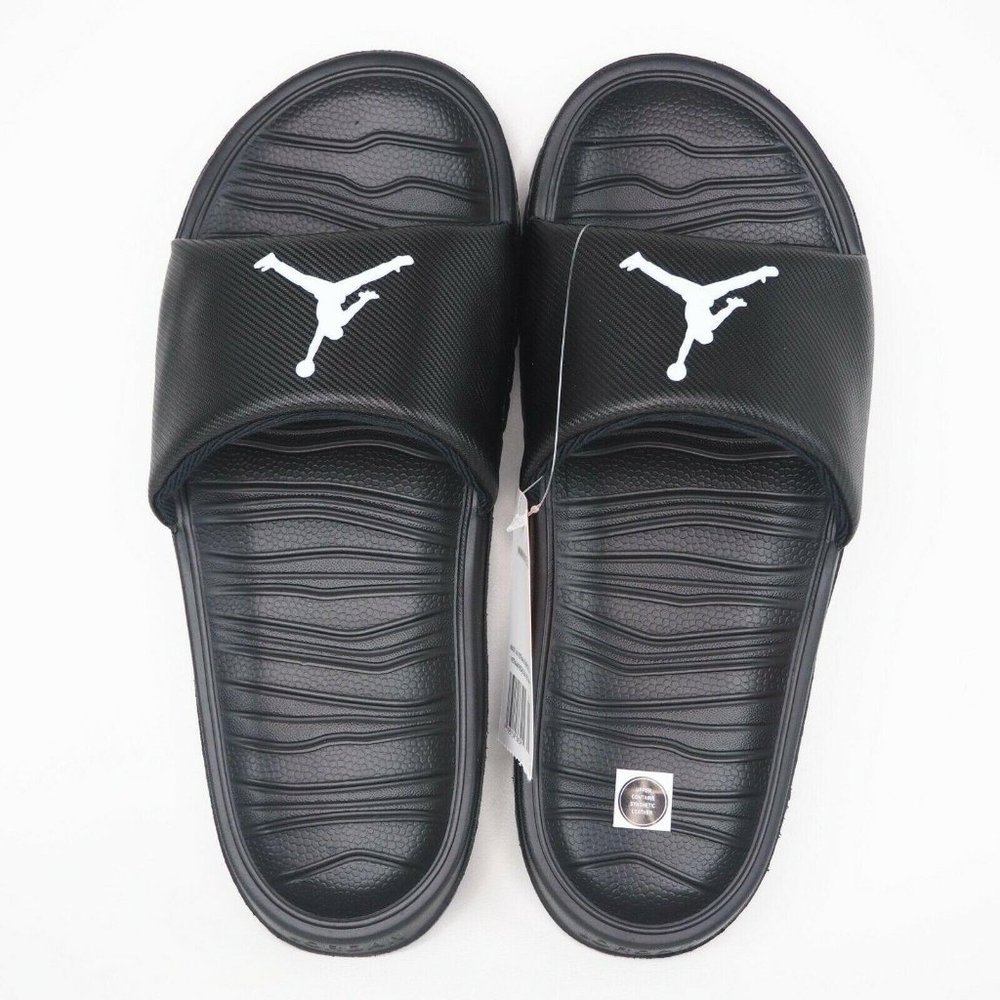 Nike Air Jordan Break Slide Mens Sandals Black Wht - Picture 6 of 11